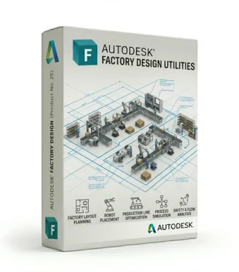 Licenza Autodesk Factory Design Utilities originale 2024 2025 2026 2027 - Layout Industriale - Digital All Keys