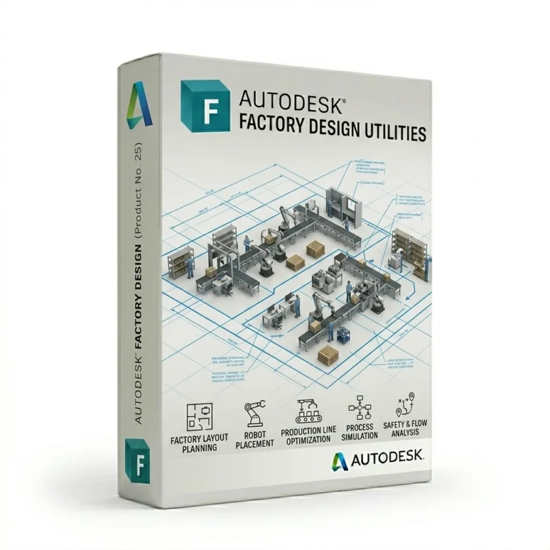 Licenza Autodesk Factory Design Utilities originale 2024 2025 2026 2027 - Layout Industriale - Digital All Keys