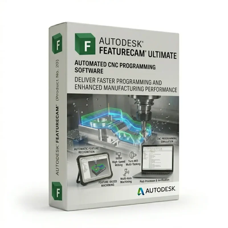Licenza Autodesk FeatureCAM originale 2024 2025 2026 2027 - CAM Manifattura - Digital All Keys